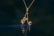 Load image into Gallery viewer, Wire Initial Necklace