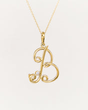 Load image into Gallery viewer, Wire Initial Necklace