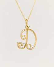 Load image into Gallery viewer, Wire Initial Necklace