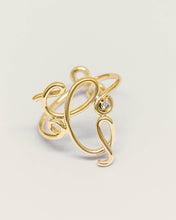 Load image into Gallery viewer, Wire Initial Ring