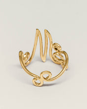 Load image into Gallery viewer, Wire Initial Ring